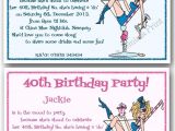 40th Birthday Invite Wording Funny 18th 21st 30th 40th 50th 60th Personalised Funny Birthday