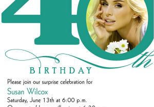 40th Birthday Party Invitation Wording 40th Birthday Invitation Wording – Bagvania Free Printable