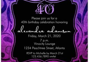 40th Birthday Party Invitations Online Brilliant Emblem 40th Birthday Party Invitations Paperstyle