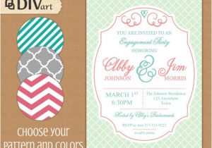 420 Party Invitations Printable 5×7" Engagement Party Invitation Bridal Shower