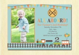 4th Birthday Party Invitations Boy Train Birthday Invitation Boys 1st 2nd 3rd 4th Birthday