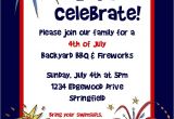 4th Of July Party Invite Bear River Photo Greetings 4th Of July Party Invitation