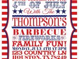 4th Of July Party Invite Ideas 6 Best Of 4th July Printable Invitations July