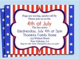 4th Of July Party Invite Template 4th July Birthday Party Invitations