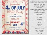 4th Of July Party Invite Template Printable Rustic 4th Of July Party Invitation Templates