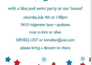 4th Of July Party Invite Wording Wording for 4th July Party Invitations July 4th