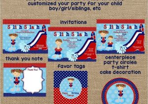 4th Of July Pool Party Invite 4th Of July Pool Party Invitations Twins Siblings