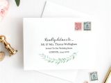 5 X 7 Wedding Invitation Template Free Printable Wedding Envelope Template 5×7 Front Back Design