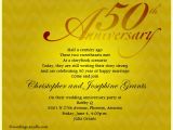 50 Wedding Anniversary Invitations Wording 50th Wedding Anniversary Party Invitation Wording