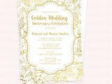 50 Wedding Anniversary Invitations Wording Golden Wedding Anniversary Invitation Template Wedding