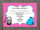 50s Party Invitations Free 50 39 S Party Invites and Party Tags 50 39 S Party