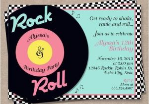 50s theme Party Invitations 50s theme Party Invitations A Birthday Cake