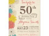 50th Anniversary Surprise Party Invitations Surprise 50th Birthday Invitation Zazzle Com