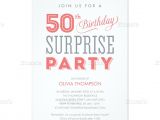 50th Anniversary Surprise Party Invitations Surprise 50th Birthday Party Invitation Wording