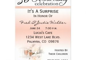 50th Anniversary Surprise Party Invitations Wedding Invitation Wording Surprise 25th Wedding