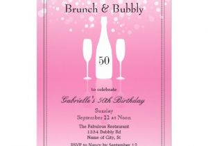 50th Birthday Brunch Invitations Champagne Bottle Cards Champagne Bottle Card Templates