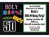 50th Birthday Invitation Ideas Free Free 50th Birthday Party Invitations Templates