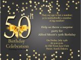 50th Birthday Invitation Sample 50th Birthday Invitation Wording Samples Wordings and
