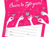 50th Birthday Invite Templates Uk 50th Birthday Invitations Amazon Co Uk