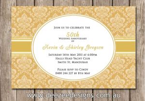 50th Wedding Invitations Designs 50th Wedding Anniversary Invitations Wedding Invitation