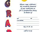 5th Grade Graduation Invitation Template Printable Graduation Invite Smiley Grad