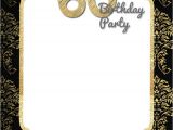 60th Birthday Invitation Template Free Printable 60th Birthday Invitation Templates Free