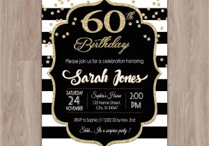 60th Birthday Invitations for Him 60th Birthday Invitations 60th Birthday Invitations for