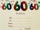60th Birthday Party Invitation Templates Free Download 20 Ideas 60th Birthday Party Invitations Card Templates