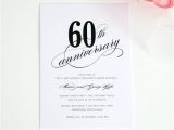 60th Wedding Anniversary Invitations Free Templates 60th Anniversary Invitations Template Best Template