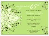 65th Birthday Party Invitation Wording andromeda Navy Surprise 65th Birthday Invitations Paperstyle