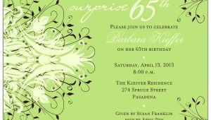 65th Birthday Party Invitation Wording andromeda Navy Surprise 65th Birthday Invitations Paperstyle