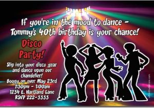 70 theme Party Invitation Wording 70 39 S Disco Dancing Fever Birthday Invitations Add 39 L