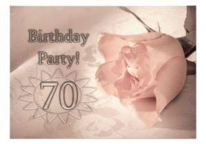 70 Year Old Birthday Invitations Birthday Party Invitation 70 Years Old