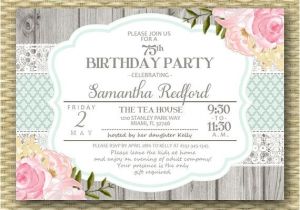 70th Birthday Brunch Invitations 25 Best Ideas About 75th Birthday Parties On Pinterest
