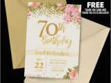 70th Birthday Invitation Template Word 14 70th Birthday Invitation Card Templates Designs