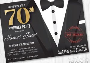 70th Birthday Invitations Free Download 17 Best Images About James Bond Invitations On Pinterest