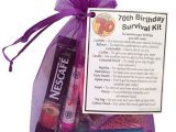 70th Birthday Party Decorations for Her 70th Birthday Survival Kit Gift 70th Gift Gift for 70th