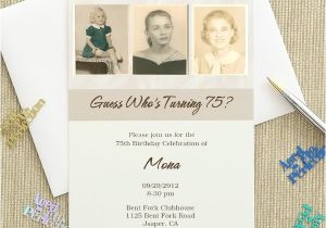 75th Birthday Invitation Card Ideas 75th Birthday Invitations 20 Gorgeous 75th Party Invites