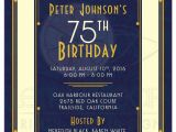 75th Birthday Party Invitation Ideas 16 75th Birthday Invitations Unique Ideas