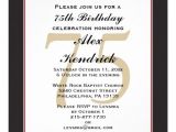 75th Birthday Party Invitation Wording 75th Birthday Invitation 75th Birthday Invitations 75th