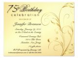 75th Birthday Party Invitation Wording Elegant 75th Birthday Surprise Party Invitations 4 25 Quot X 5