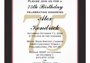 75th Surprise Birthday Invitations Personalized 75th Birthday Invitations 75th Birthday