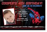 7th Birthday Invitation for Boy Spiderman theme Cu896 Spiderman Birthday Invitation Boys themed