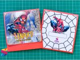 7th Birthday Invitation for Boy Spiderman theme Lenard Spiderman themed 7th Birthday Invitation Stunro
