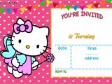 7th Birthday Invitation Template Hello Kitty Free Printable Hello Kitty Invitation Templates theme