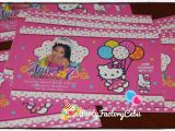 7th Birthday Invitation Template Hello Kitty Hello Kitty 7th Birthday Invitation