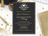 8.5 X 11 Birthday Invitation Templates Graduation Party Invitation Printable Boy College Graduation