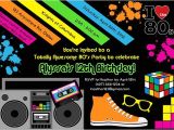 80 theme Party Invitations Best 25 1980s Party Invitations Ideas On Pinterest