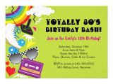 80s Birthday Party Invitation Template 80s theme Invitation Templates Party Invitations Ideas