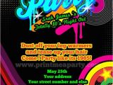 80s Party Invitations Free Printable totally 80 39 S Bling and Neon Birthday Party by Printmeaparty
